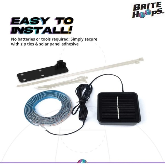 Brite Hoops  – Multi-Colored LED Basketball Rim lights - Picture 4 of 5